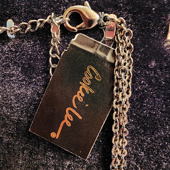 Cookie Lee Iridescent Multi-Strand Necklace NWT - Picture 5 of 6